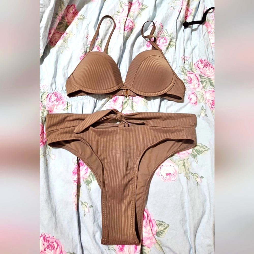 Tan Bikini by YMI size Medium